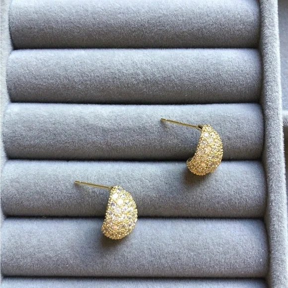 ✨18K Gold Teardrop Earrings - Picture 4 of 6